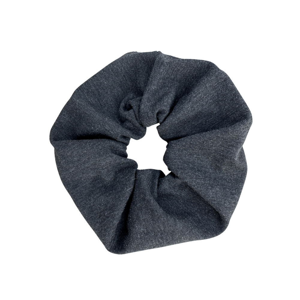 Dark Grey Jersey Scrunchie