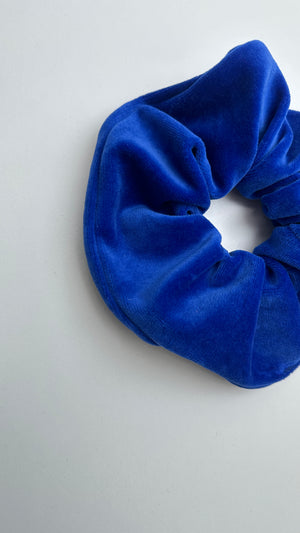 
                  
                    Royal Blue Velvet Scrunchie
                  
                