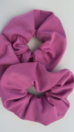 Pink Jersey Scrunchie