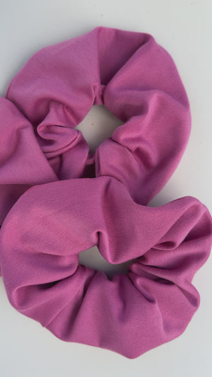 
                  
                    Load and play video in Gallery viewer, Pink Jersey Scrunchie
                  
                