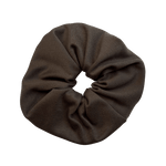 Brown Jersey Scrunchie