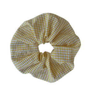 
                  
                    Yellow Check Scrunchie
                  
                