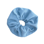 blue corduroy scrunchie