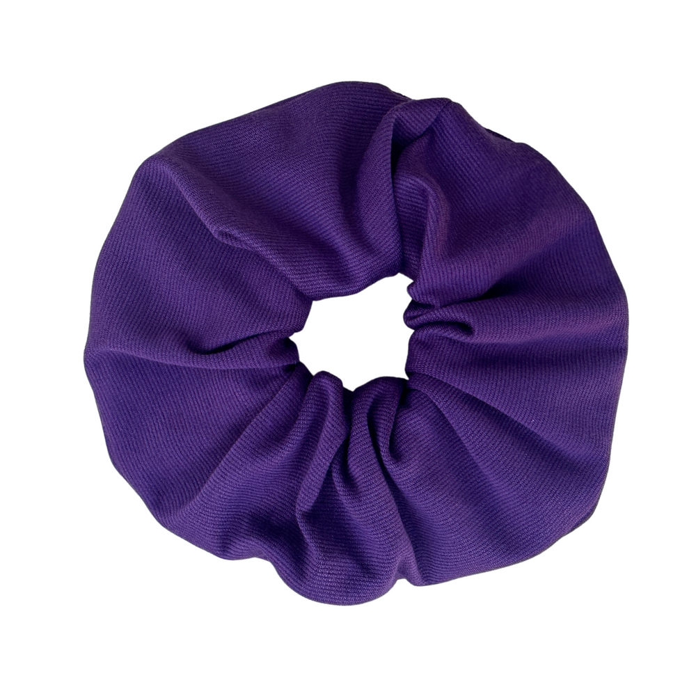 Dark Purple Jersey Scrunchie