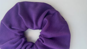 
                  
                    Load and play video in Gallery viewer, Dark Purple Jersey Scrunchie
                  
                
