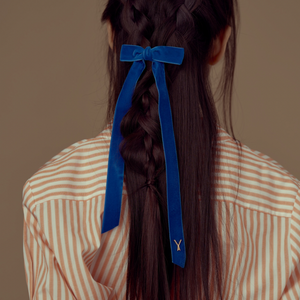 
                  
                    French Bow Barette in Royal Blue
                  
                