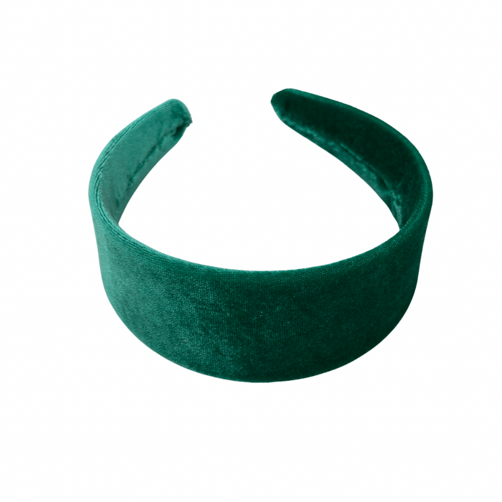 Electric Green Velvet Headband