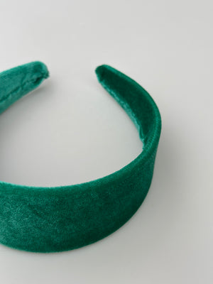 
                  
                    Electric Green Velvet Headband
                  
                