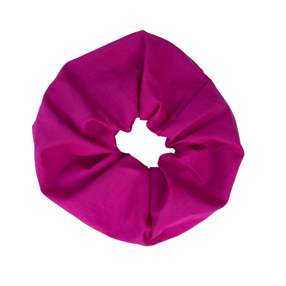 Thin Magenta Pink Scrunchie