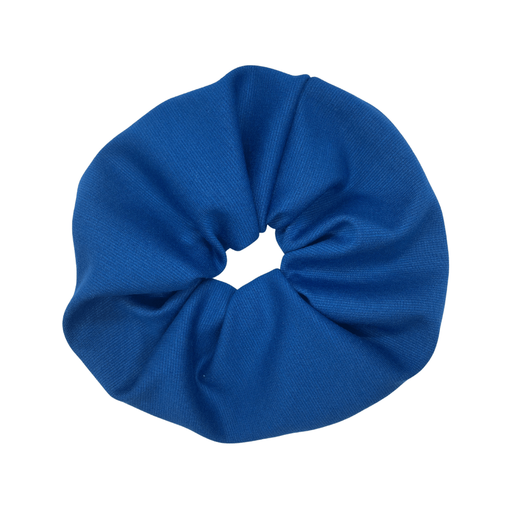 royal blue jersey scrunchie